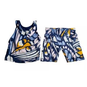 2 piece girls active wear